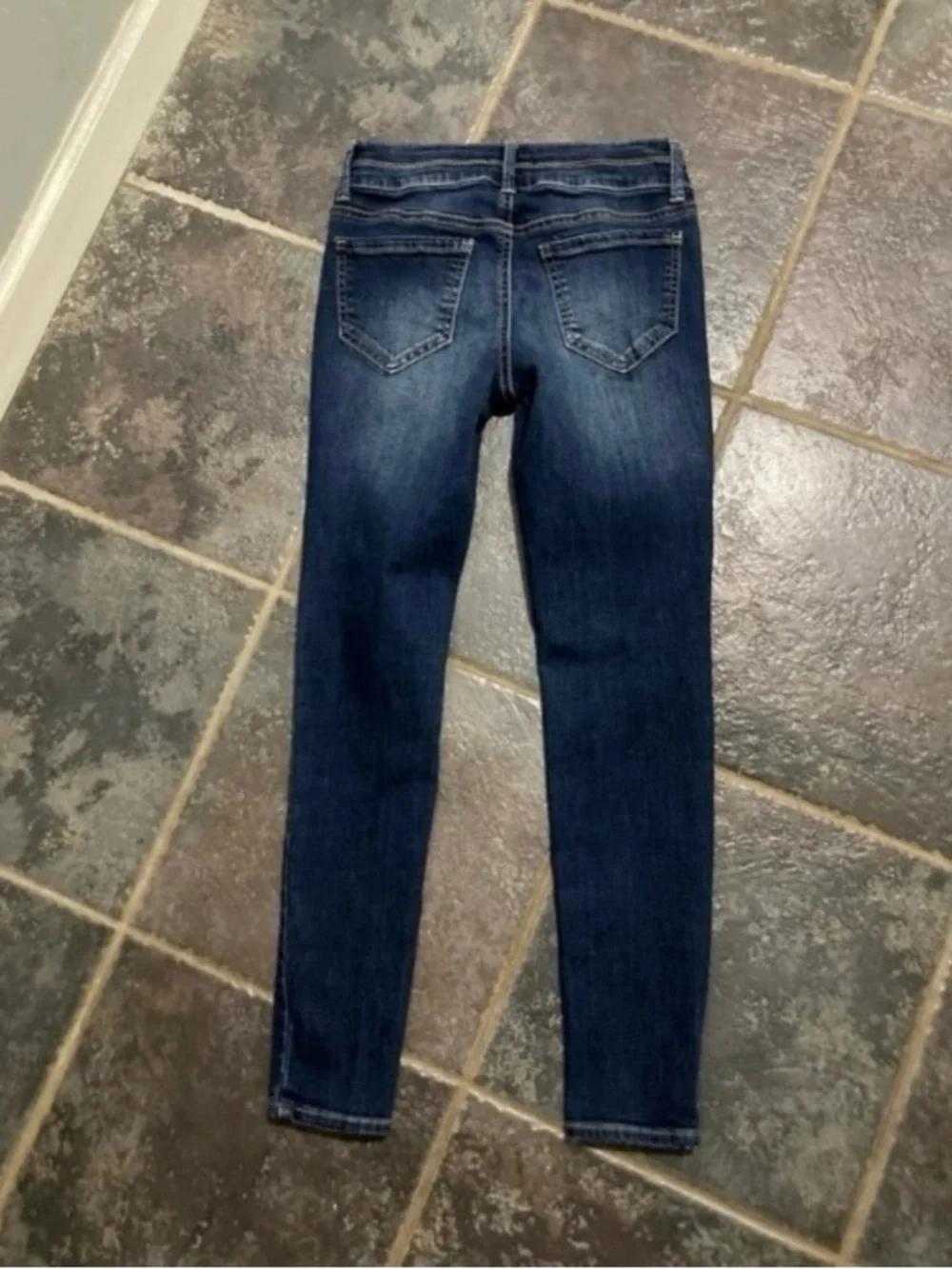 Girls Three Piece Jeans, T-Shirt and Vest Outfit Bundle Size 10